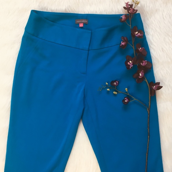 Vince Camuto Peacock Blue Pants Size 4 - Picture 2 of 10